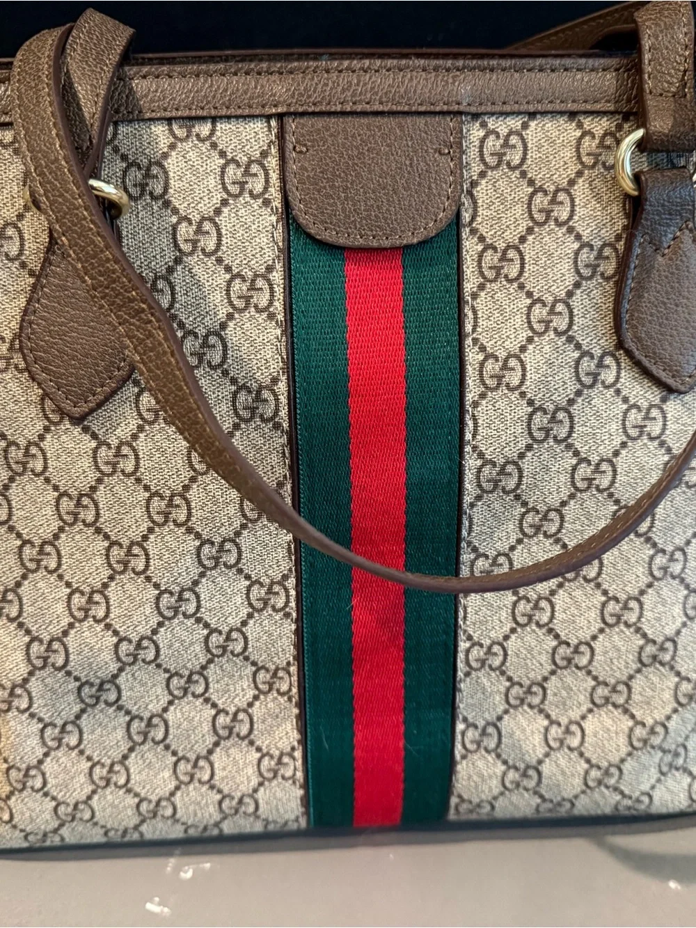 Designer INSPIRED GG Ophidia large Boston bag and wallet - Picture 4 of 7